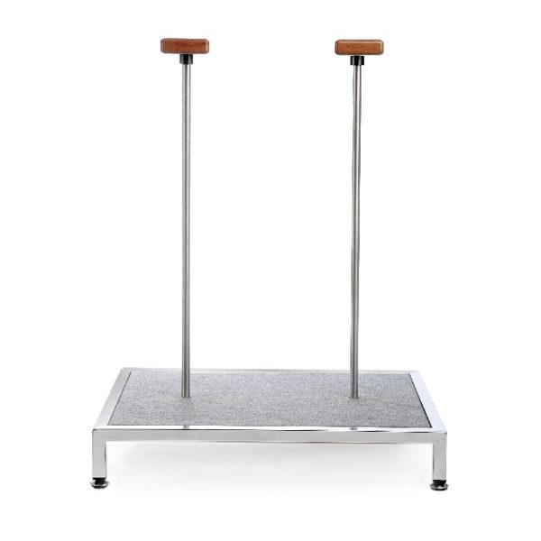 Hand-stand platforms 2 posts stainless 75cm - table 70x50cm (0.06m3)