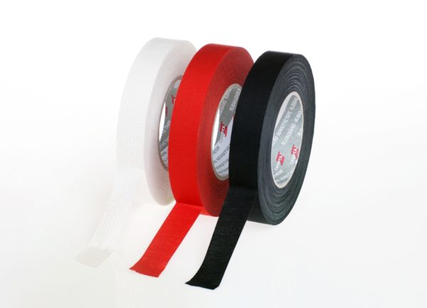 Red coton tape roll 25mm x 50m – for trapeze - Image 2