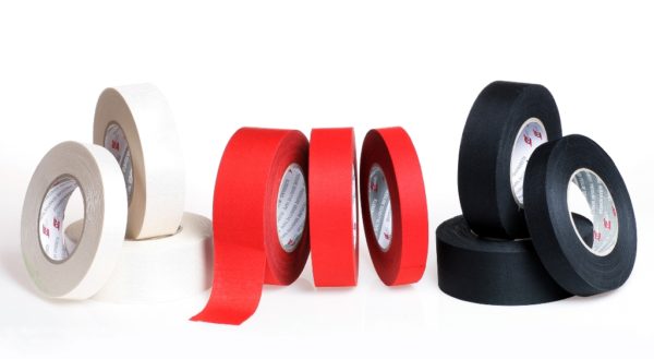Red coton tape roll 25mm x 50m – for trapeze - Image 3