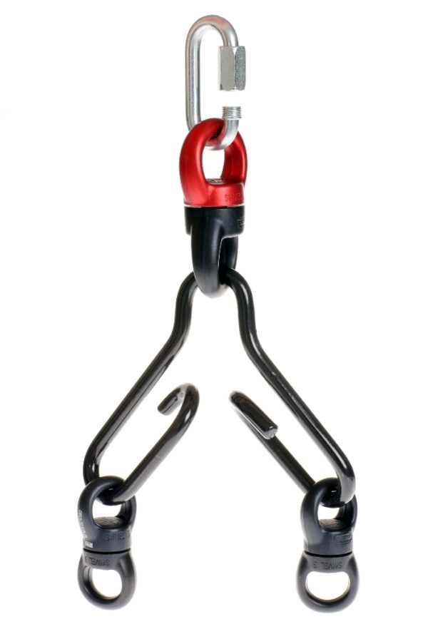 Set for aerial straps (Hanger + Swivel small X2 + Swivel Large + Carabina n9)