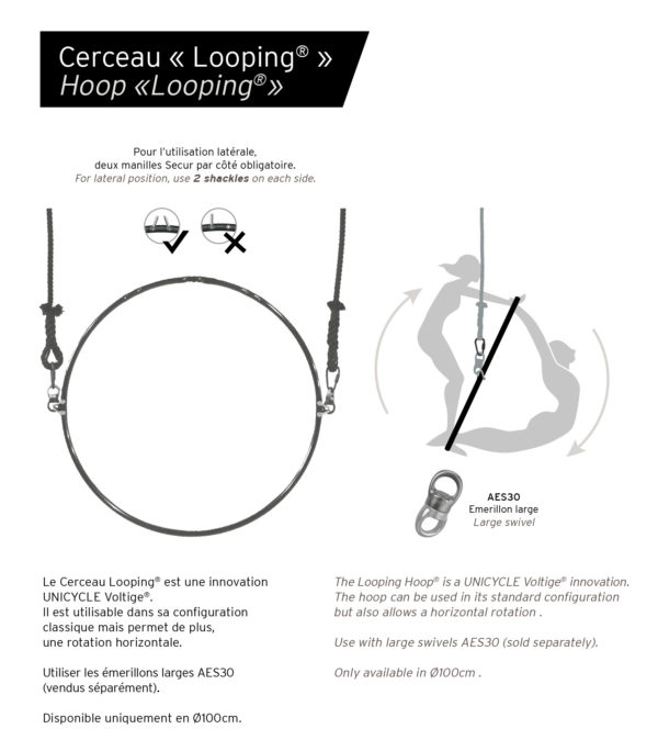 Aerial hoop Looping Ø100cm - Image 2